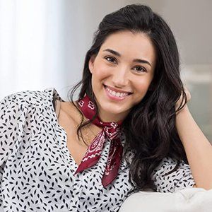 Satin Headband Scarves Silk Feeling Bandana